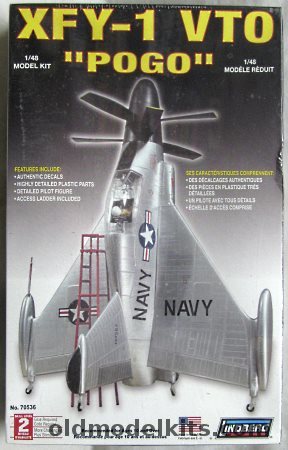 Lindberg 1/48 Convair XFY-1 VTO Pogo, 70536 plastic model kit